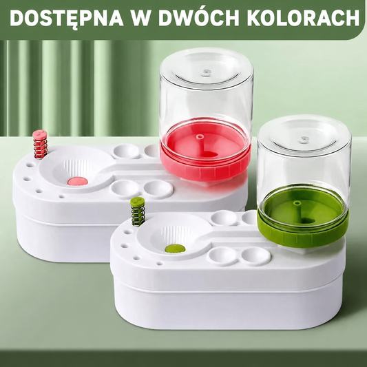 Myjka do pędzli z systemem wymiany wody